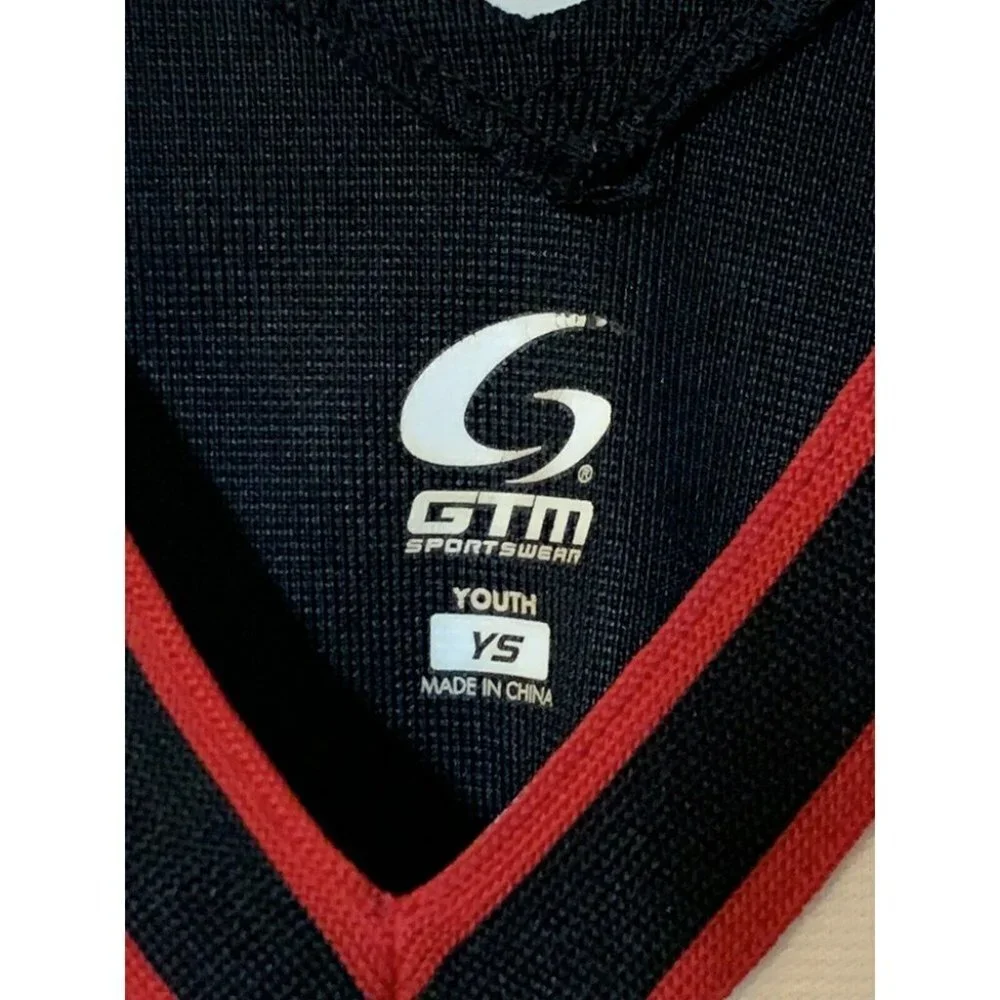 Jaguars GTM Sportwear YS Red White Black Top - Picture 2 of 4